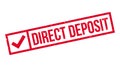 Direct Deposit rubber stamp