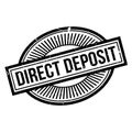 Direct Deposit rubber stamp