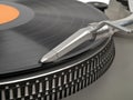 Direct drive turntable Royalty Free Stock Photo