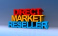 direct market reseller on blue