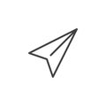 Direct message line icon