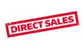 Direct Sales rubber stamp Royalty Free Stock Photo