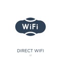 direct wifi icon in trendy design style. direct wifi icon isolated on white background. direct wifi vector icon simple and modern