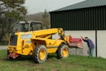 Directing the Telescopic Loader Royalty Free Stock Photo