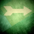 Direction arrow sign right background Royalty Free Stock Photo