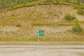 Direction sign on the Alaska Highway Royalty Free Stock Photo