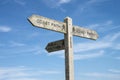 A Direction Sign for the Coast Path.