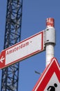 Direction Sign To Amsterdam At Diemen The Netherlands 31-5-2023 Royalty Free Stock Photo