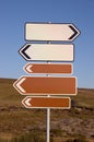 Direction signs Royalty Free Stock Photo