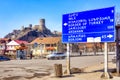 Direction signs in Akhaltsikhe