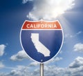 Direction to the Golden State of California