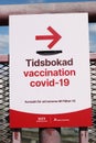 Direction to a vaccination centre