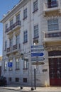 Directional road signs in Portugal