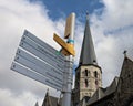 Directional Sign in Ghent, Belgium