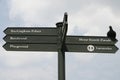 Directional Sign in London Royalty Free Stock Photo