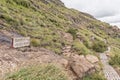 Directional sign on the Sentinel hiking trail to Tugela Falls