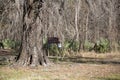 Directional Signs at the Bayou Cocodrie National Wildlife Refuge Royalty Free Stock Photo