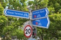 Directional Signs For Cycle Lanes