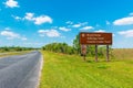 Directional Signs in Everglades National Park Florida USA