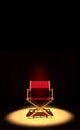 Director chair Royalty Free Stock Photo