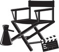 Director chair icon Royalty Free Stock Photo