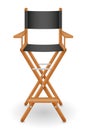 Director cinema chair stock vector illustration