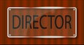 Director Door Plaque