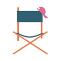 Director movie chair icon