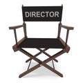 Director's Chair Shows Movie Producer Or Filmmaker