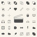 director's cracker icon. web icons universal set for web and mobile