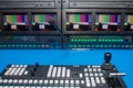 Director`s TV remote control for live broadcast, TV mobile station, image and sound quality control.