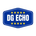 DG ECHO Directorate-General for European civil protection and humanitarian aid operations sign