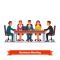 Directors board business meeting. Brainstorming