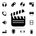 directors cracker icon. Media icons universal set for web and mobile