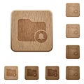 Directory alerts wooden buttons