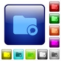 Directory notifications color square buttons