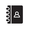 Directory vector glyph flat icon Royalty Free Stock Photo