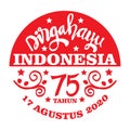 Dirgahayu Indonesia - Long Live Indonesia - hand lettering. 17 August.