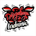 Dirgahayu Republik Indonesia Long Live Indonesia hand lettering. Indonesian Independence Day concept.