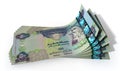Dirham Bank Notes Spread Royalty Free Stock Photo