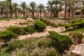 A fragment of the Diriyah Park landscape design, Riyadh Royalty Free Stock Photo