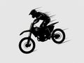 dirt bike racer vector design Royalty Free Stock Photo