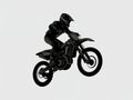 dirt bike racer vector design Royalty Free Stock Photo