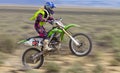 Dirt Bike Racer Wheelie Royalty Free Stock Photo