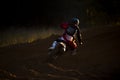 Dirt Bike Rider Sunset