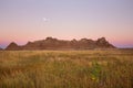 Dirt Mountains at Badlands National Park in South Dakota