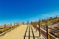 Horse trail fence Moorpark California Royalty Free Stock Photo