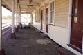 Dirt Platform Of Old Railway Station Royalty Free Stock Photo