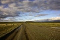 Dirt Road in Argentinian Patagonia Royalty Free Stock Photo