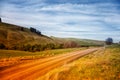 Dirt road in Australia Royalty Free Stock Photo